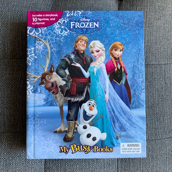 Disney Frozen interactive book with figurines new